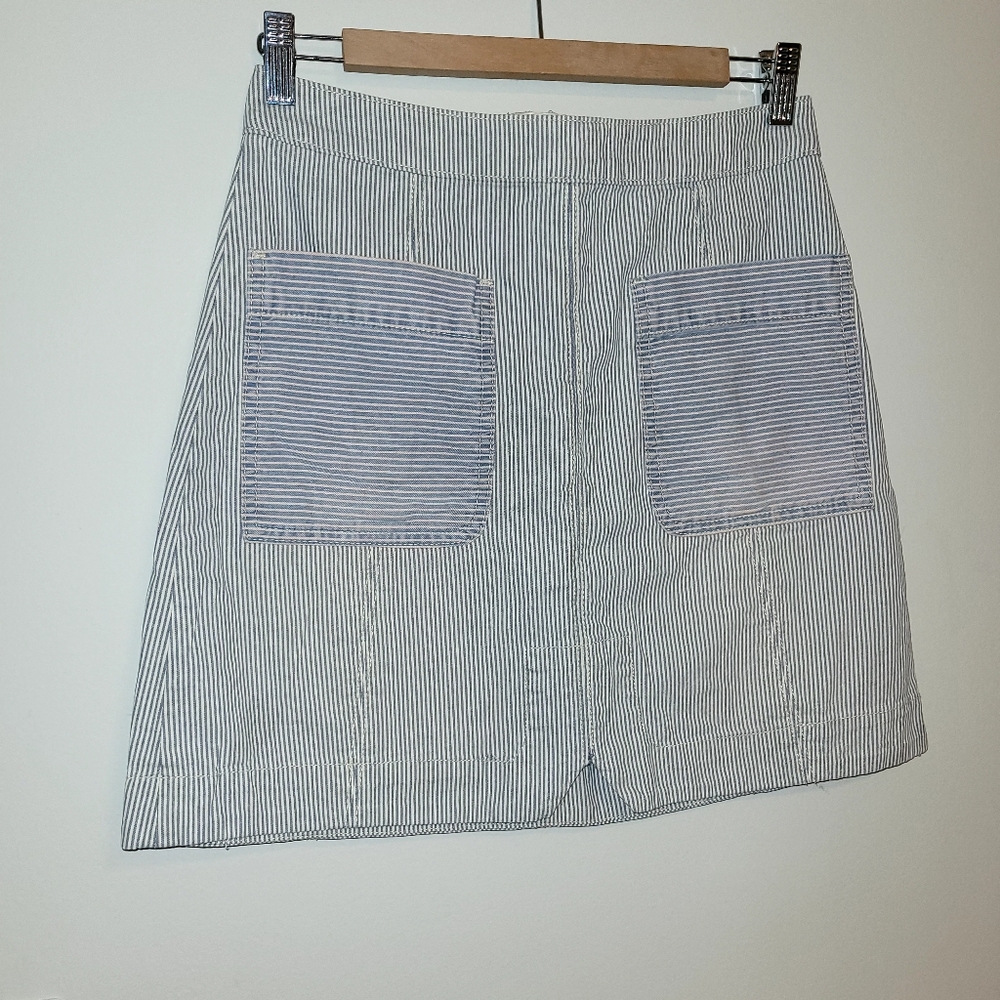 Striped Shorts with Front Pockets